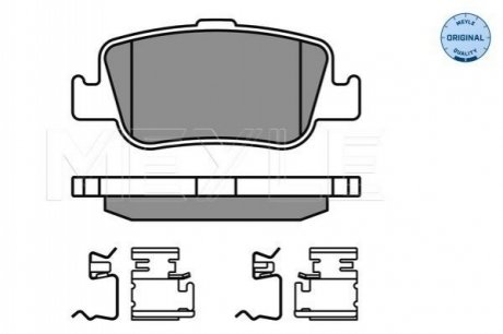 Колодки гальмівні (задні) Toyota Auris 06-/Corolla 1.3-2.0D 12- (Bosch) MEYLE 025 246 6415/W