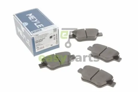 Колодки гальмівні (задні) Audi A1/A3/Skoda Octavia/SuperB/VW Caddy III/Golf/Touran 03- MEYLE 025 245 6317