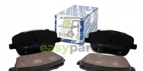 Колодки гальмівні (передні) Seat Cordoba/Ibiza IV/VW Polo/Skoda Fabia 99-15/Roomster 06-15 MEYLE 025 235 8118