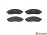 Гальмівні колодки пер. Nissan Navara 2,5dCi 05- BREMBO P56059 (фото 2)