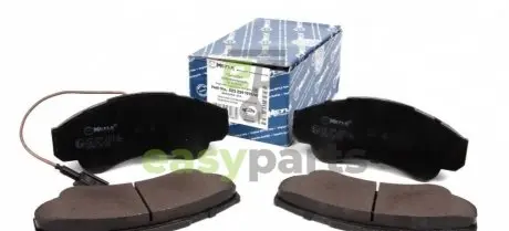 Колодки гальмівні (передні) Citroen Jumper/Fiat Ducato/Peugeot Boxer 02- R16 MEYLE 025 239 1919/W