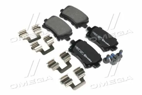 Гальмівні колодки зад. Caddy III/Golf V/Audi A4 03- BREMBO P85073