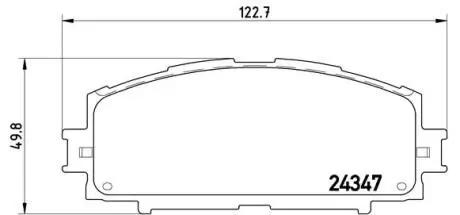 Тормозные колодки дисковые BREMBO P83086