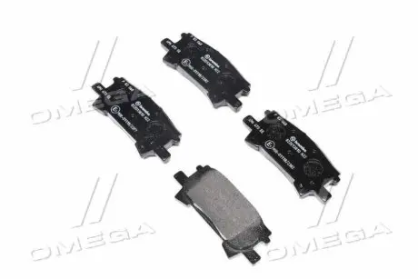 Гальмівні колодки зад. Lexus RX 03-08 (sumitomo) BREMBO P83068