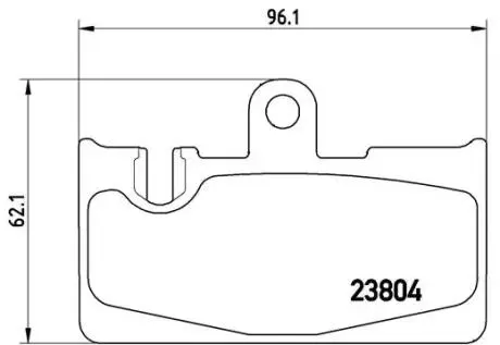 Тормозные колодки дисковые BREMBO P83059