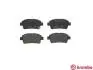 Гальмівні колодки пер. Toyota Yaris/Prius 99-05 (akebono) BREMBO P83051 (фото 2)