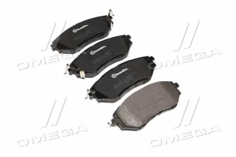 Гальмівні колодки пер. Subaru Legacy IV/Outback 03- (akebono) BREMBO P78017