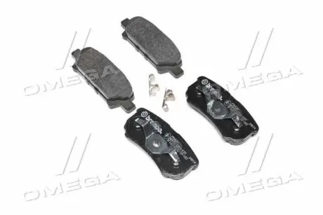 Гальмівні колодки зад. MITSUBISHI LANCER/JEEP PATRIOT 1.3-2.4 02- BREMBO P54034