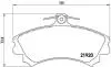 Тормозные колодки дисковые BREMBO P50055 (фото 1)