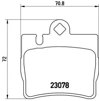 Гальмівні колодки дискові BREMBO P50042
