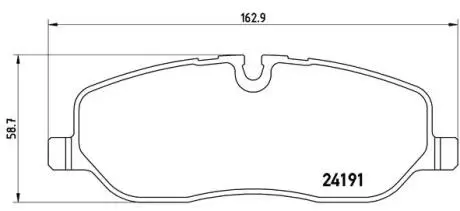 Гальмівні колодки пер. Range Rover III/Discovery III/IV 04- BREMBO P44014
