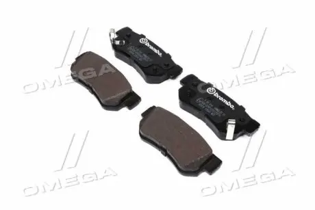 Гальмівні колодки зад. SANTA FE/SONATA/TUCSON/MAGENTIS/SPORTAGE BREMBO P30014