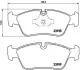 Тормозные колодки дисковые BREMBO P06035 (фото 1)