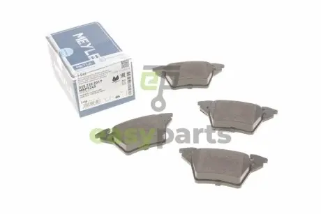 Колодки гальмівні (задні) MB Vito (W638) CDI 98- (Bosch) MEYLE 025 230 2017