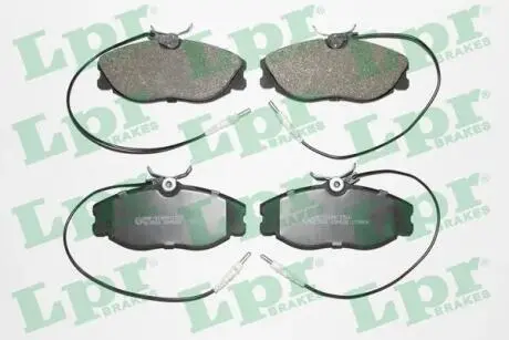 Тормозные колодки дисковые LPR 05P620