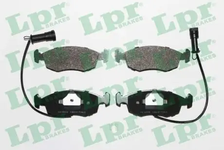 Гальмівні колодки дискові LPR 05P269