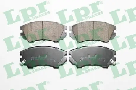Комплект гальмівних колодок з 4 шт. дисків LPR 05P1467