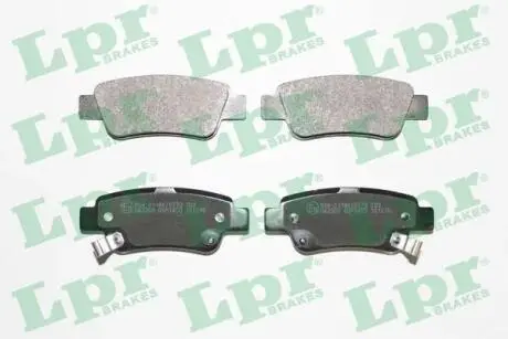 Комплект гальмівних колодок з 4 шт. дисків LPR 05P1455