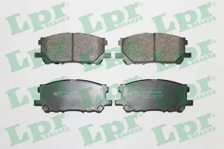 Комплект гальмівних колодок з 4 шт. дисків LPR 05P1368