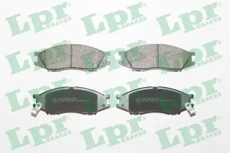Комплект гальмівних колодок з 4 шт. дисків LPR 05P1346