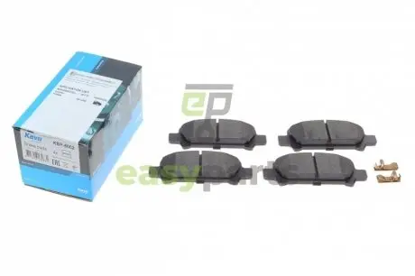 Колодки гальмівні (задні) Subaru Impreza/Outback/Forester 95- (Akebono) KAVO PARTS KBP-8002