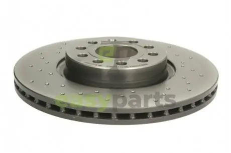 Гальмівний диск пер. Caddy III/IV/Golf/Jetta/Passat/Octavia 05- BREMBO 09.9772.1X