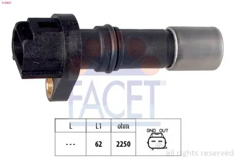 Датчик колінвалу FACET 9.0461