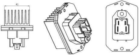 Блок управления отопителя MAHLE / KNECHT ABR 76 000S