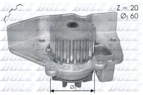 Помпа водяна DOLZ N406