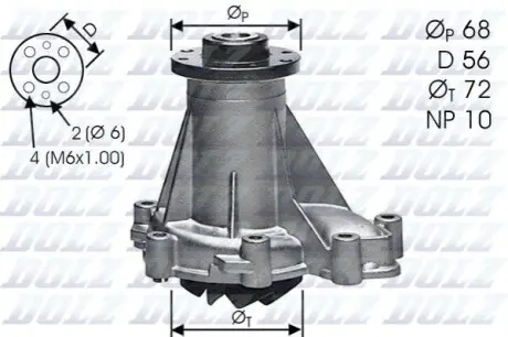 Помпа водяна DOLZ M276