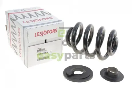 Пружина (задня) VW T4 1.8-2.5/1.9D/TD/2.4D/2.5TDI 90-03 (фург/з борт.пл) (червона, коричн.) (HD) LESJOFORS 4295069