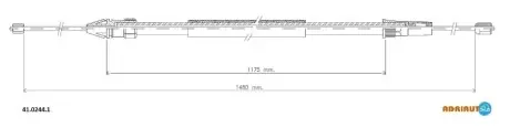 Тросик ADRIAUTO 41.0244.1