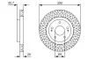 MITSUBISHI гальмівний диск передн.Grandis 04- (290*26) BOSCH 0986479U80 (фото 1)