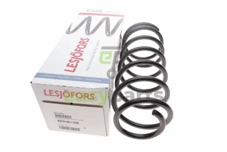 Пружина (передня) Daewoo Lanos 1.5/1.6 16V 97- (нах.зад.частина/седан) LESJOFORS 4017706