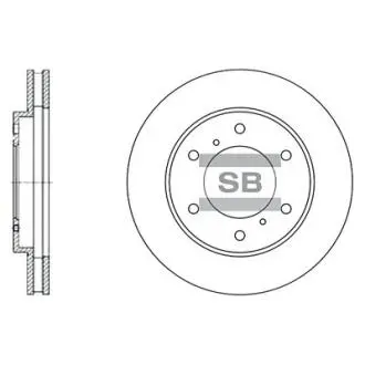 Диск гальмівний Hi-Q (SANGSIN) SD4311