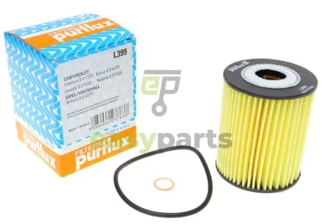 Фільтр масляний Chevrolet Lacetti/Captiva 2.0D 06-11 (h=83mm) Purflux L399