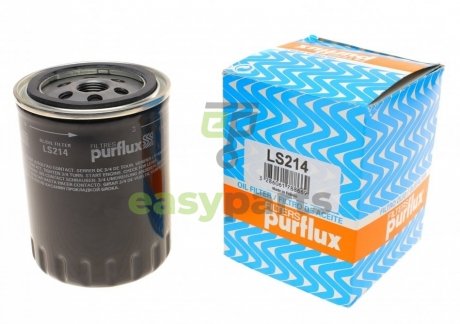 Фильтр масла Golf III/T4 1.9TD 96>/Sharan 1.9TDI>00 (h-119mm) Purflux LS214