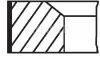 Кільця поршневі Mahle 01020N1