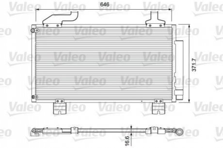 Радиатор кондиционера Valeo 814417 (фото 1)