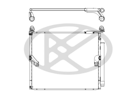 Радіатор кондиціонера KOYORAD CD010472M