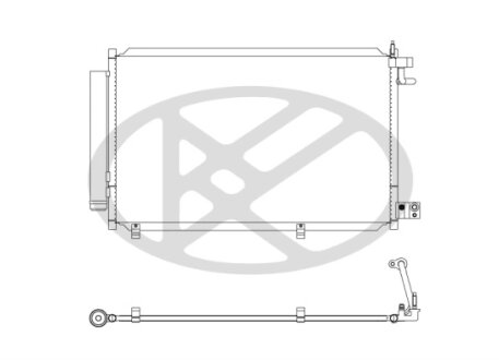 Радіатор кондиціонера KOYORAD CD320687