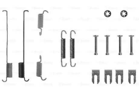Комплект пружинок колодок ручника Fiat Brava/Bravo 93- (Lockheed) BOSCH 1987475219