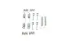 Комплект пружинок колодок ручника BMW 3 (E36)/Z3 (E36) 91-03 BOSCH 1987475136 (фото 2)