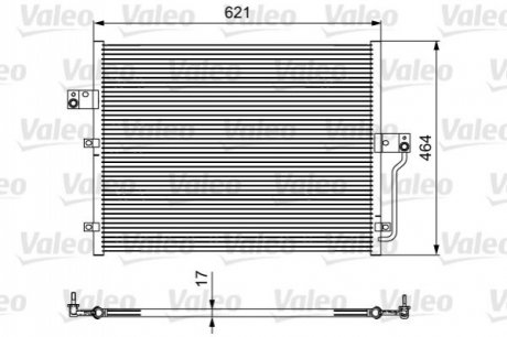 Радиатор кондиционера Valeo 814441 (фото 1)