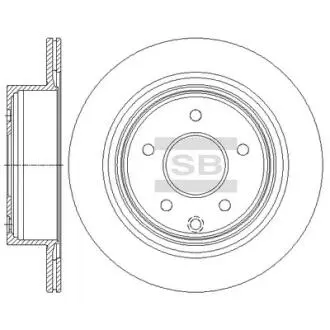 Диск гальмівний Hi-Q (SANGSIN) SD4241