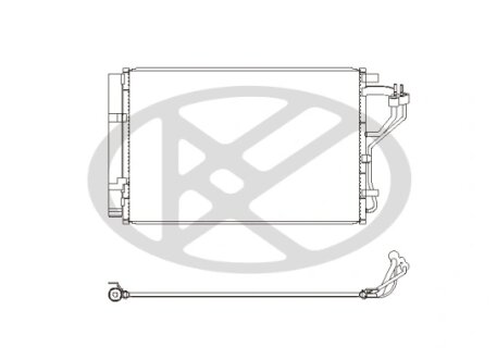 Радиатор кондиционера KOYORAD CD810624