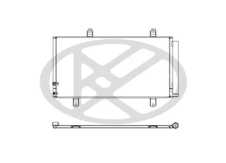 Радиатор кондиционера KOYORAD CD010392M