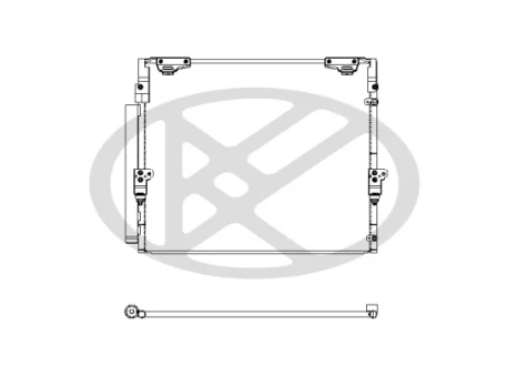 Радіатор кондиціонера KOYORAD CD010419M