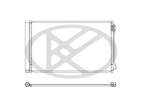 Радіатор кондиціонера KOYORAD CD411053
