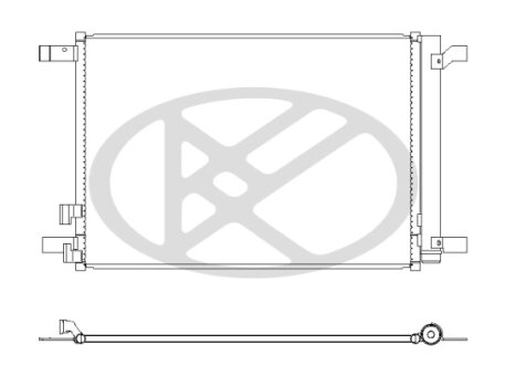 Радиатор кондиционера KOYORAD CD441008